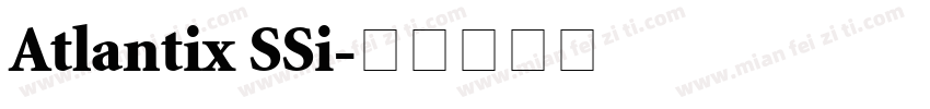 Atlantix SSi字体转换